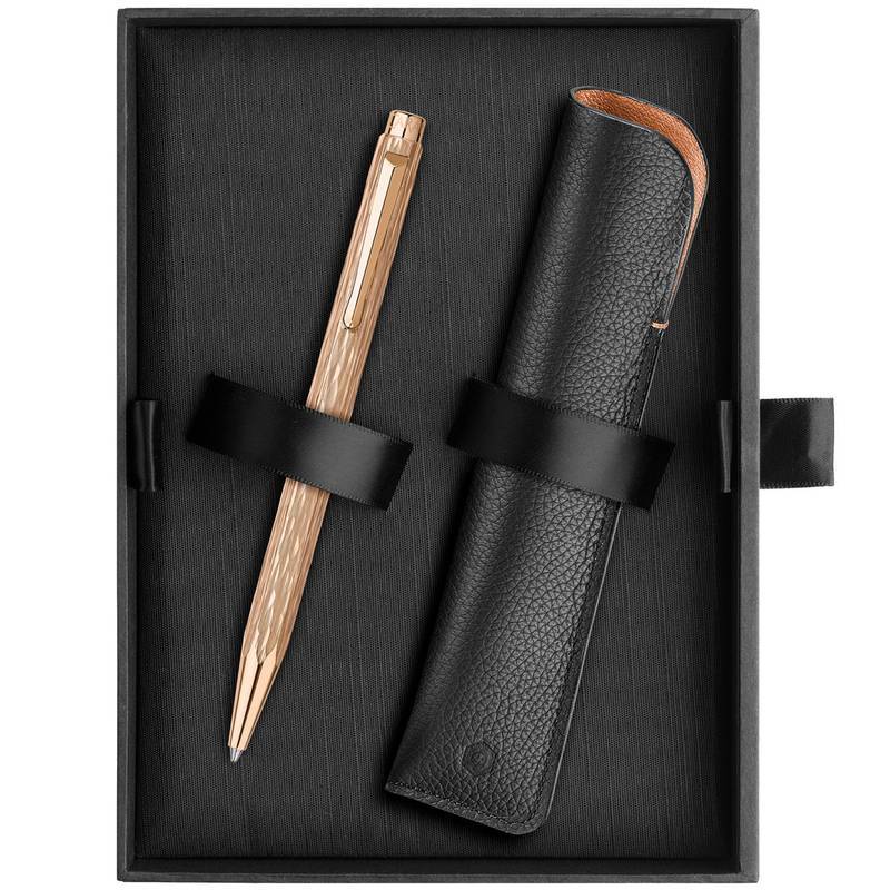 CANETA ESFERO CARAN D ACHE ECRIDOR VENETIAN ROSE GOLD